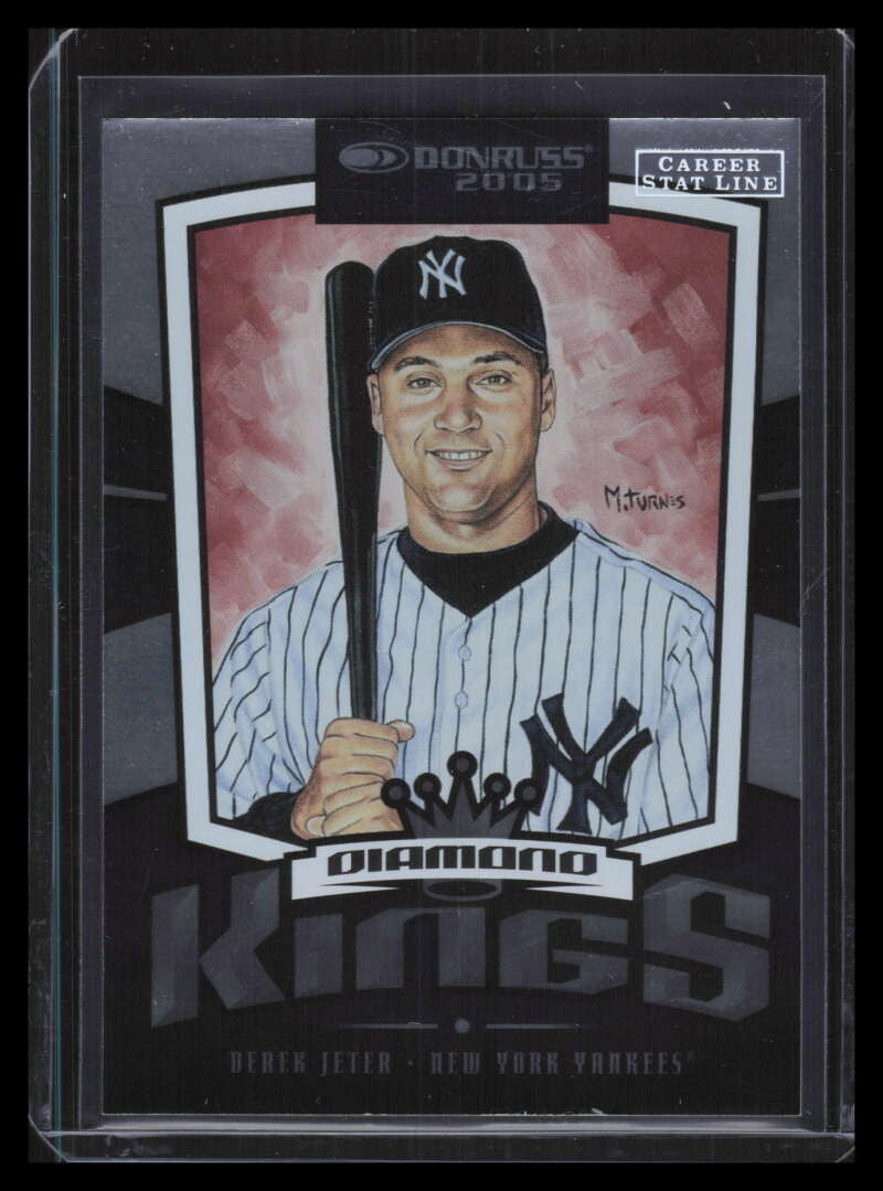 2005 Donruss Stat Line Career 17 Derek Jeter DK 128/150 Diamond Kings