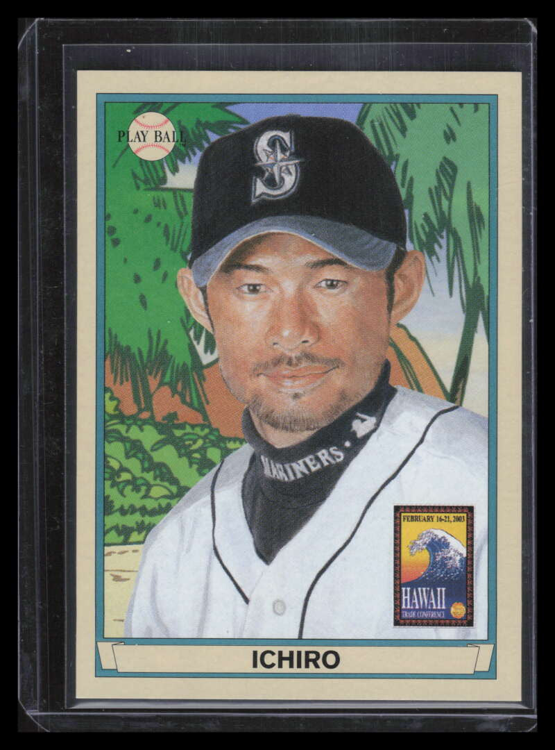 2003 Upper Deck Play Ball Hawaii Trade Conference ky4 Ichiro Suzuki Kit Young