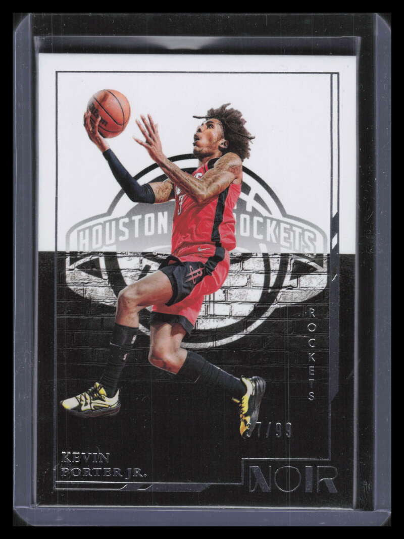 2021-22 Panini Noir 113 Kevin Porter Jr. I 37/99 Icon Edition