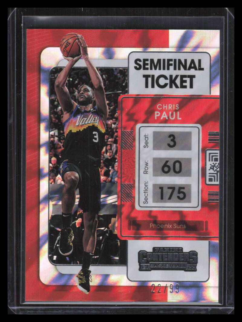 2021-22 Panini Contenders Semifinal Ticket 97 Chris Paul 22/99