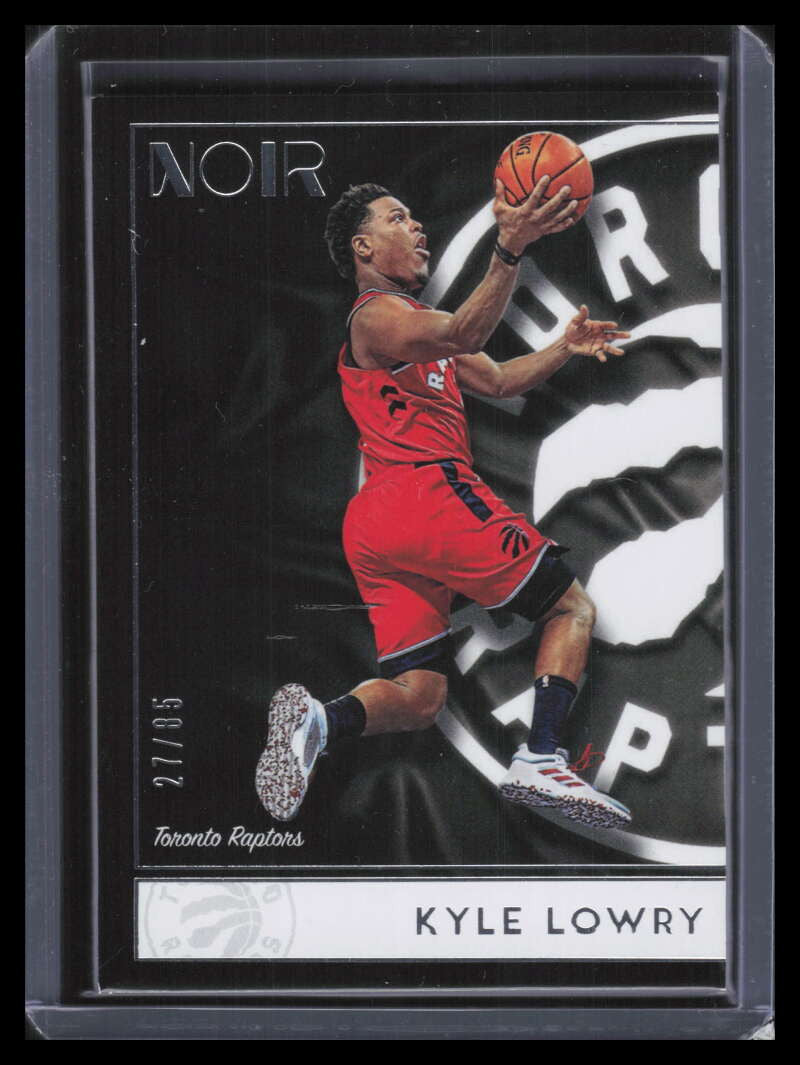 2018-19 Panini Noir 85 Kyle Lowry I 27/85 Icon Edition