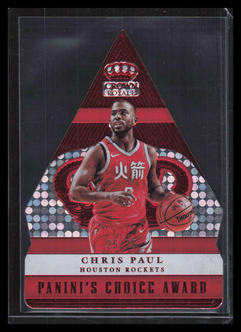 2017-18 Crown Royale Panini's Choice Red 32 Chris Paul 25/75