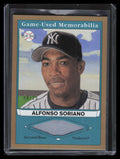 2003 Upper Deck Play Ball Game Used Memorabilia Gold Alfonso Soriano Jersey 4/25
