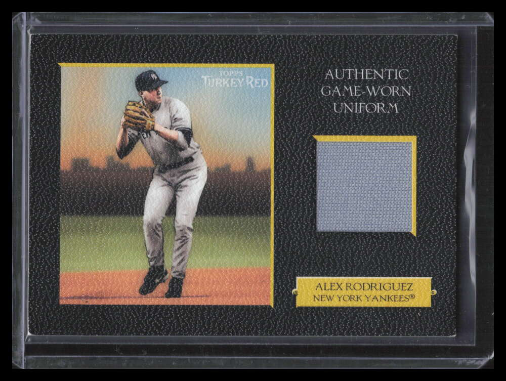 2005 Topps Turkey Red Relics Black AR Alex Rodriguez Jersey 50/50