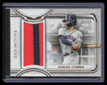 2022 Topps Definitive Collection Jumbo Relics DJRCCO Carlos Correa Patch 37/50