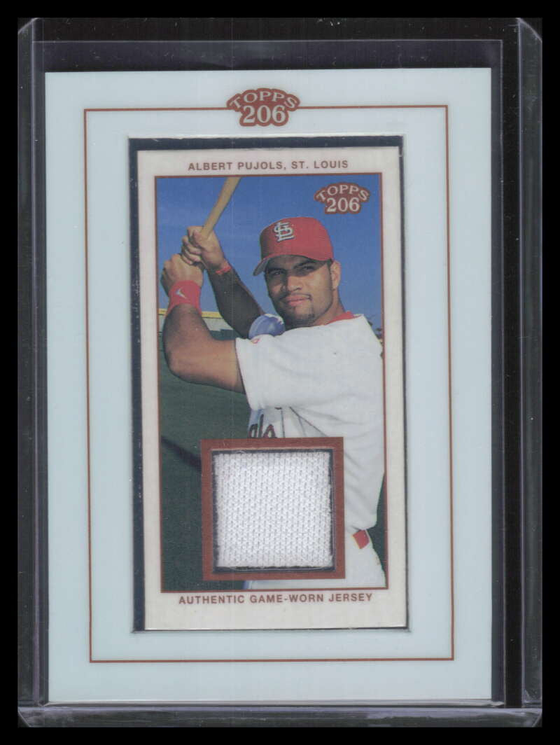 2002 Topps 206 Relics ap2 Albert Pujols Jersey b2