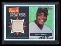2005 Bowman Heritage Pieces of Greatness Rainbow Relics Barry Bonds Jersey 32/51