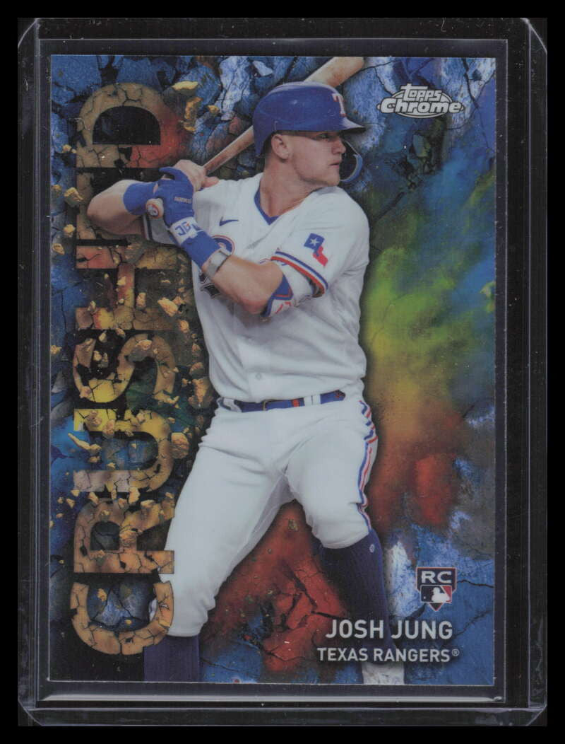 2023 Topps Chrome Update Crushed c20 Josh Jung Rookie