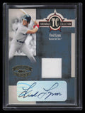 2005 Throwback Threads Collection Signature Material Fred Lynn Jersey Auto 7/50