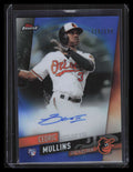 2019 Finest Autographs Blue Refractor FACM Cedric Mullins Rookie Auto 119/150
