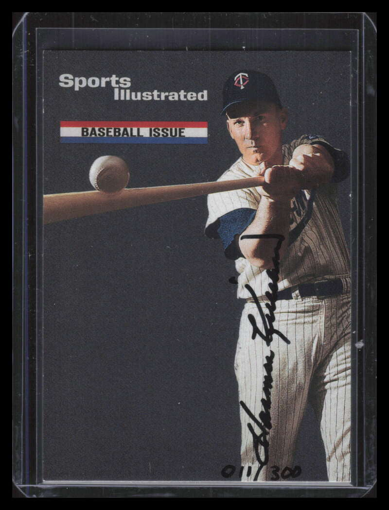 DELETE 139663 1998 Sports Illustrated Then and Now Autographs 4 Harmon Killebrew Auto /500