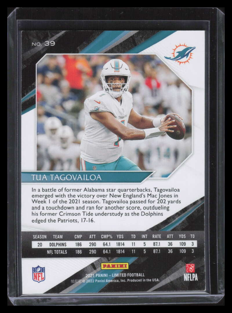 2021 Limited Silver Spotlight 39 Tua Tagovailoa 124/149