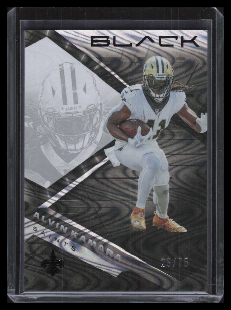 2022 Panini Black Silver 59 Alvin Kamara 25/75
