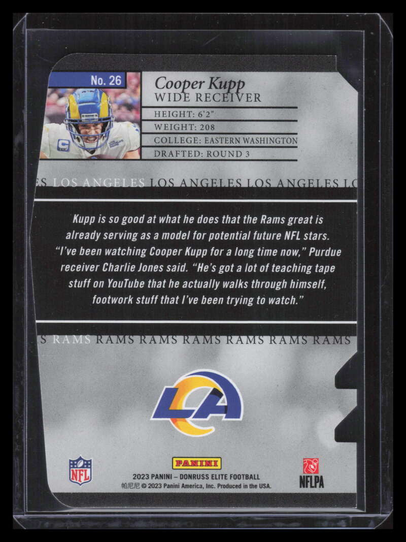 2023 Elite '03 Elite Status Die Cut 26 Cooper Kupp 58/99