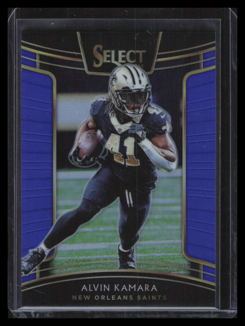 2018 Select Prizm Blue Refractor 42 Alvin Kamara 67/175