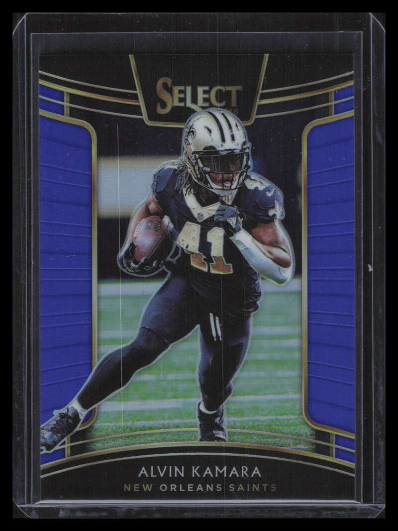 2018 Select Prizm Blue Refractor 42 Alvin Kamara 87/175