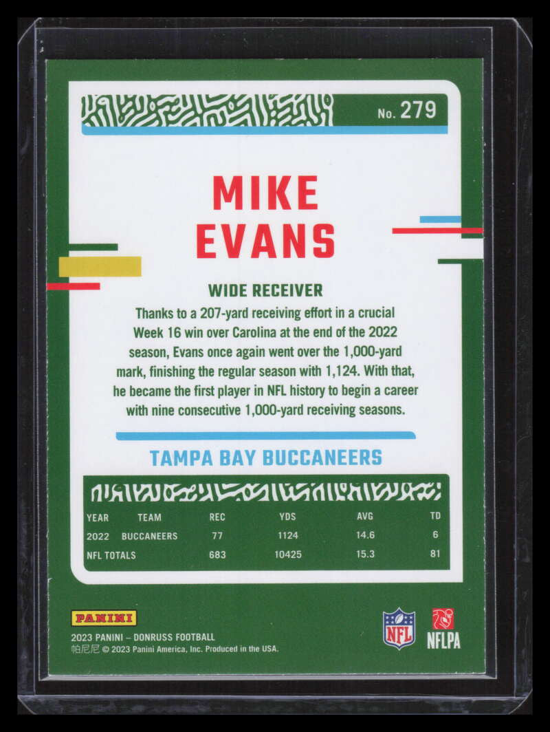 2023 Donruss No Name 279 Mike Evans