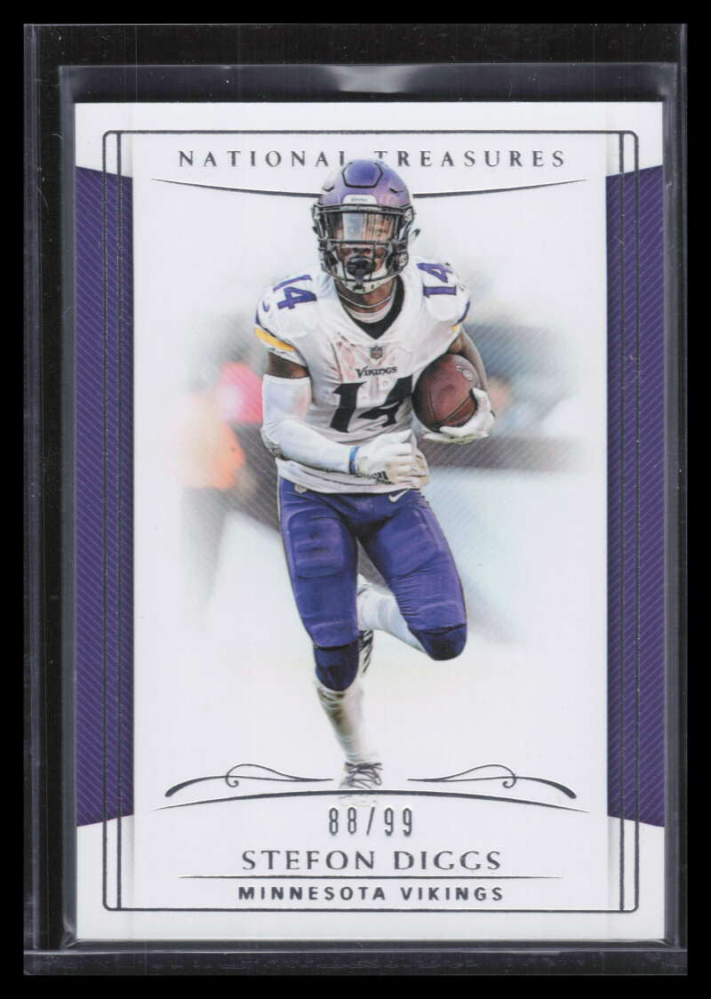 2018 Panini National Treasures 42 Stefon Diggs 88/99