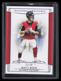2018 Panini National Treasures Purple 7 Matt Ryan 25/50