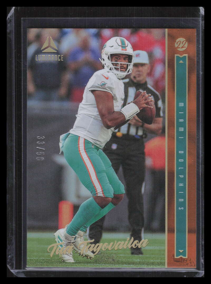 2022 Panini Luminance Orange 60 Tua Tagovailoa 33/50