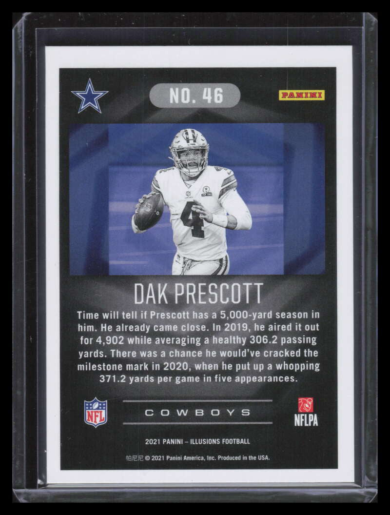 2021 Panini Illusions Gold 46 Dak Prescott 24/25