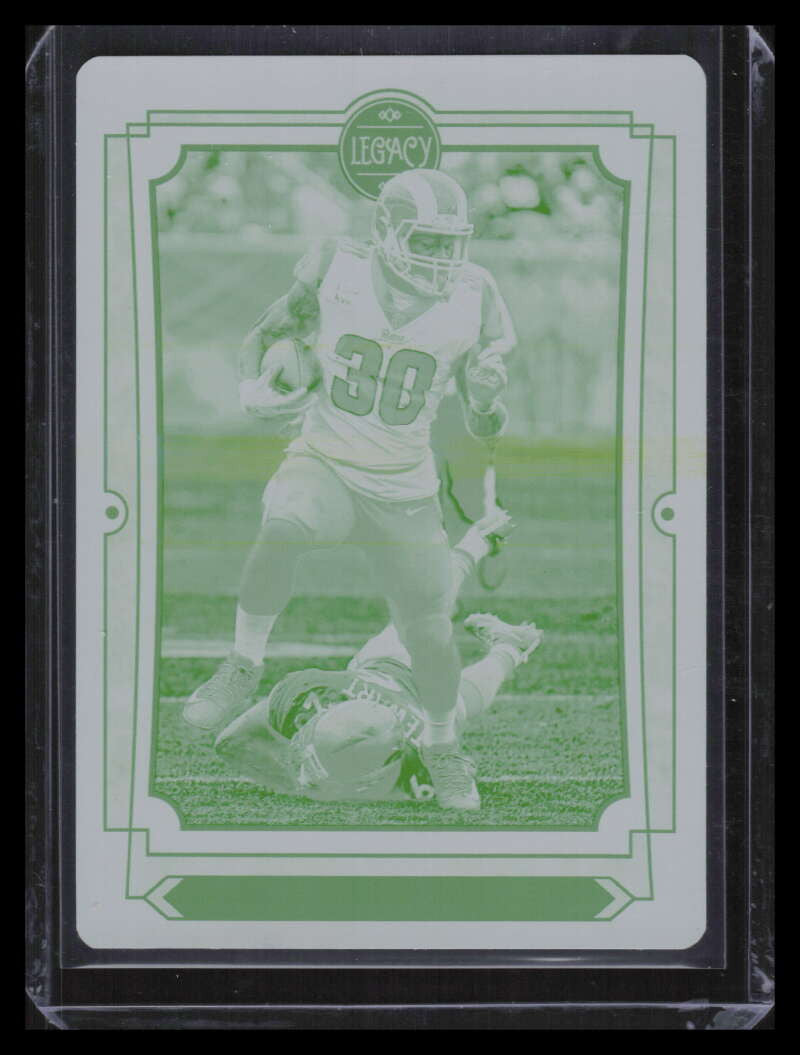 2019 Panini Legacy Plates and Patches Printing Plate Yellow 59 Todd Gurley 1/1