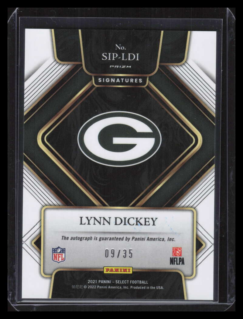 2021 Select Signatures Prizm White 1 Lynn Dickey Auto 9/35