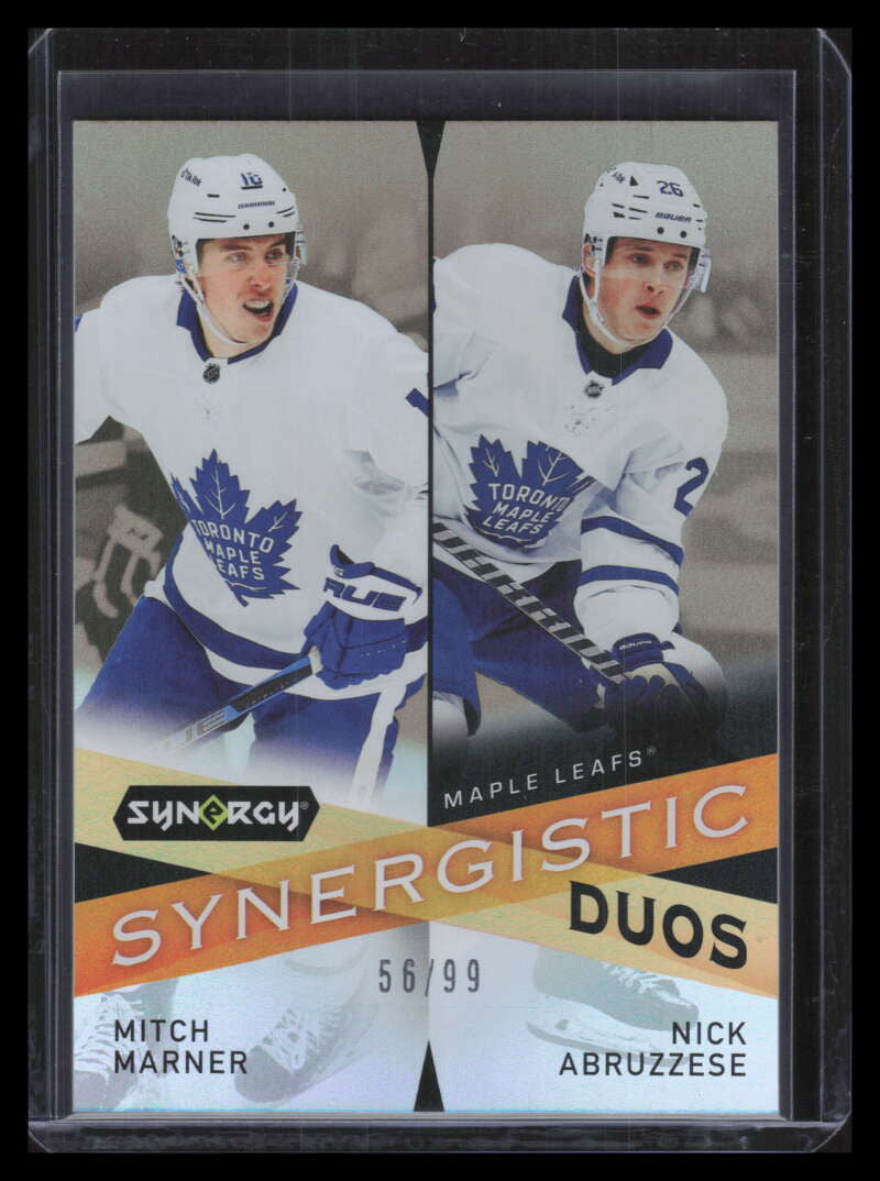 2022-23 Synergy Synergistic Duos Stars Rookies Gold sd18 Abruzzese Marner 56/99