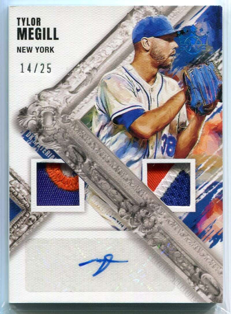2022 Diamond Kings DK Signatures Holo Tylor Megill Rookie Dual Patch Auto 14/25