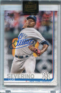 2022 Topps Archives Signature Series Luis Severino Auto 2/6 2019 Topps