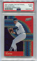 2021 Panini National Convention Legends Diskettes Nolan Ryan 11/25 PSA 9 MINT