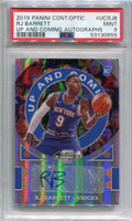 2019-20 Panini Contenders Optic Up Coming RJ Barrett Rookie Auto 9/125 PSA 9