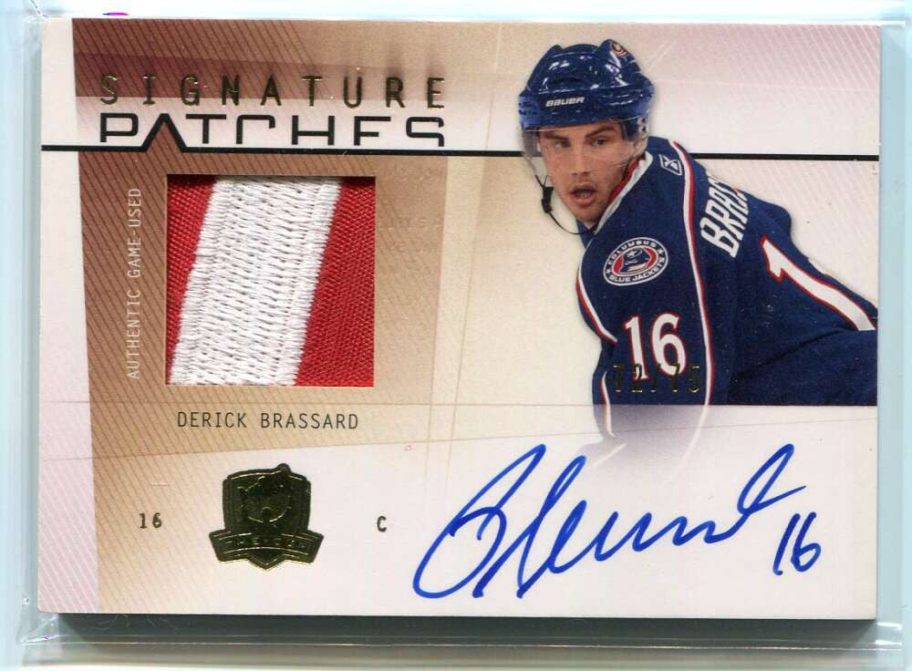 2009-10 The Cup Signature Patches SPDB Derick Brassard Patch Auto 72/75