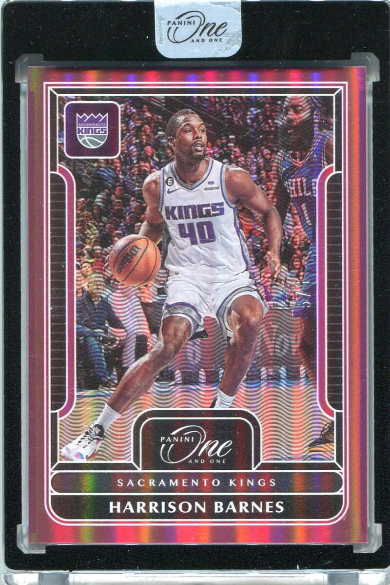 2022-23 Panini One and One Pink FOTL 52 Harrison Barnes 5/6