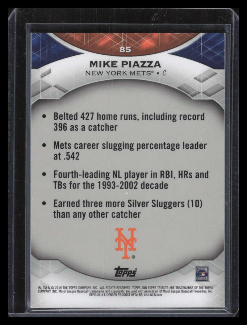 2019 Topps Tribute Green 85 Mike Piazza 66/99