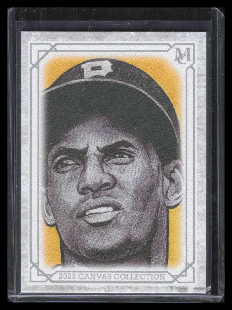 2022 Topps Museum Canvas Collection Reprints ccr28 Roberto Clemente 134474