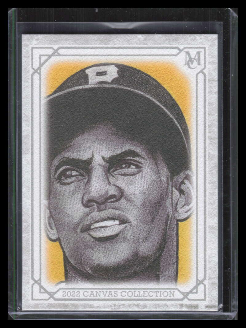 2022 Topps Museum Canvas Collection Reprints ccr28 Roberto Clemente 134475