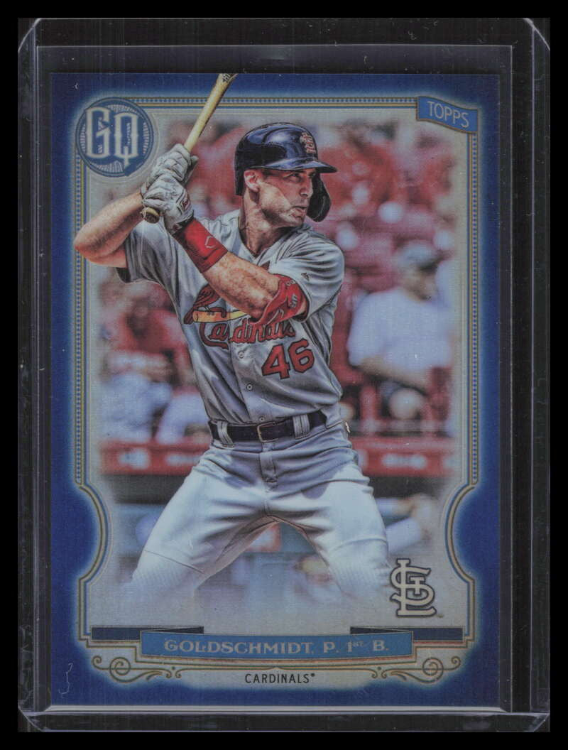 SOLD 140427 2020 Topps Gypsy Queen Chrome Indigo Refractor 47 Paul Goldschmidt 102/150