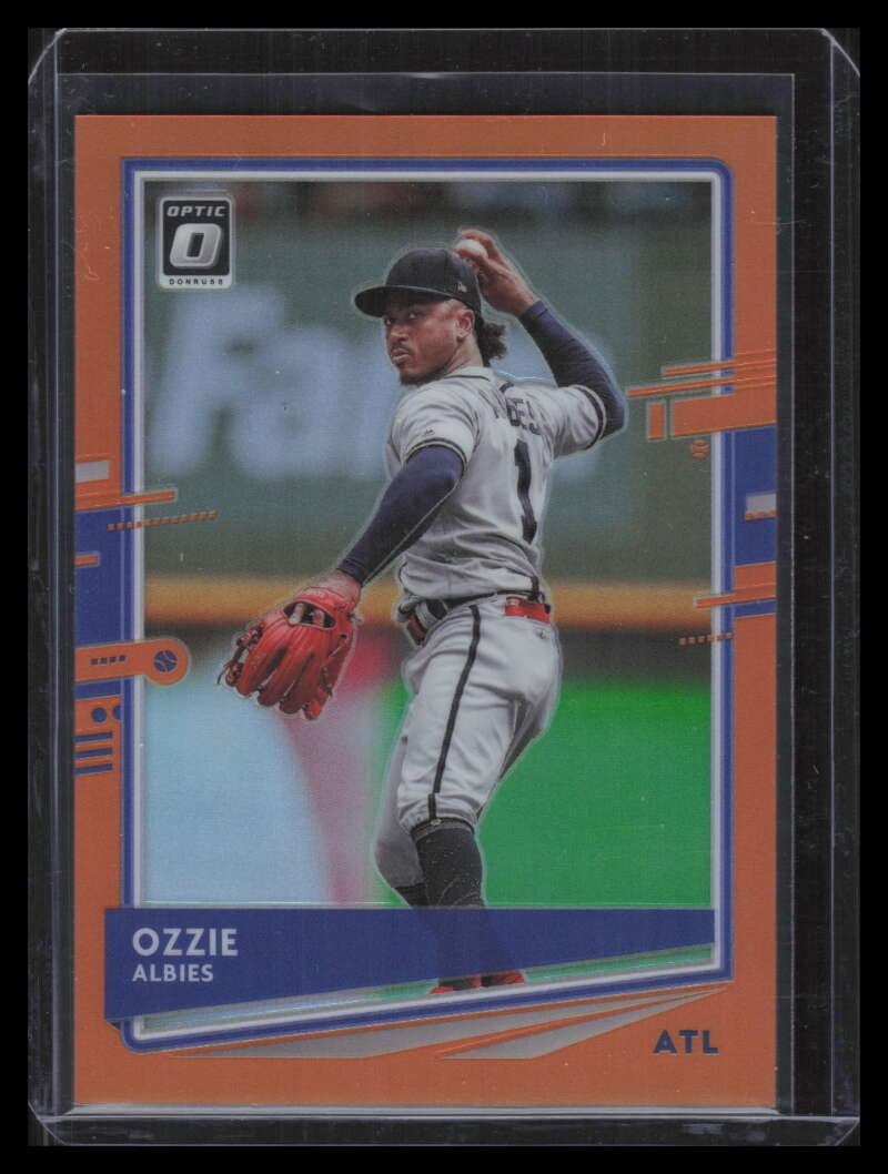 2020 Donruss Optic Orange Refractor 98 Ozzie Albies 99/100