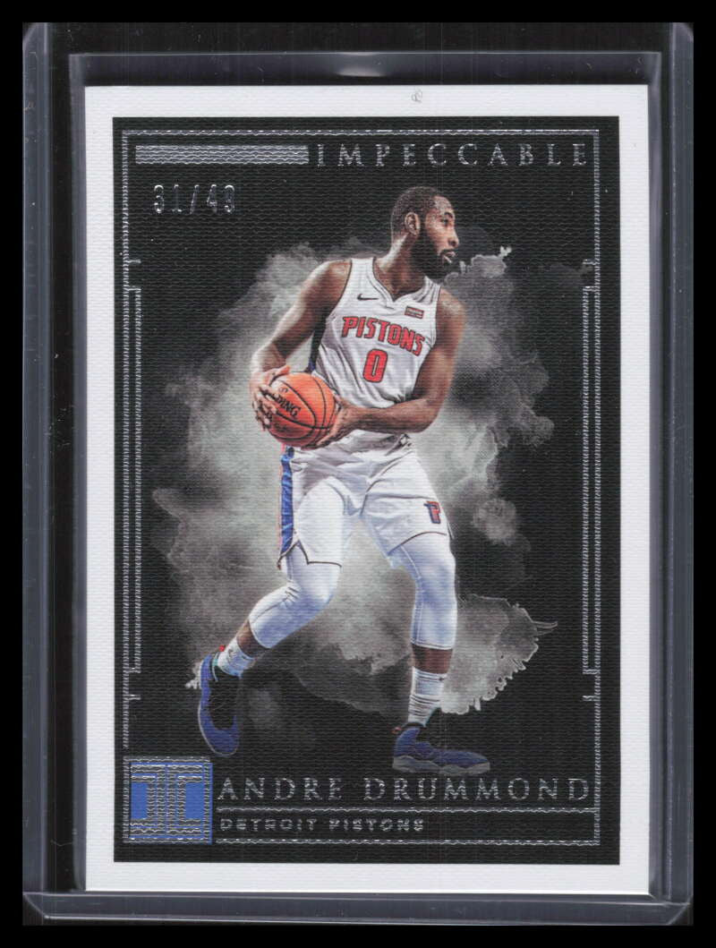 2018-19 Panini Impeccable Silver 79 Andre Drummond 31/49