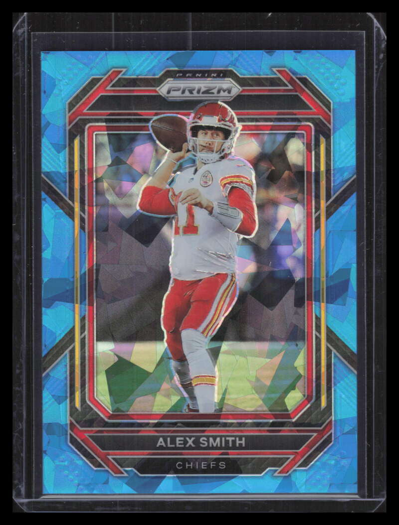 2022 Panini Prizm Prizms Blue Ice Refractor 147 Alex Smith 74/99