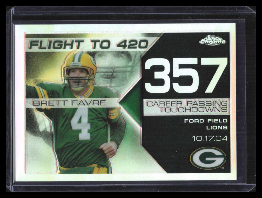 2008 Topps Chrome Brett Favre Collection Refractor bf357 Brett Favre 3/199