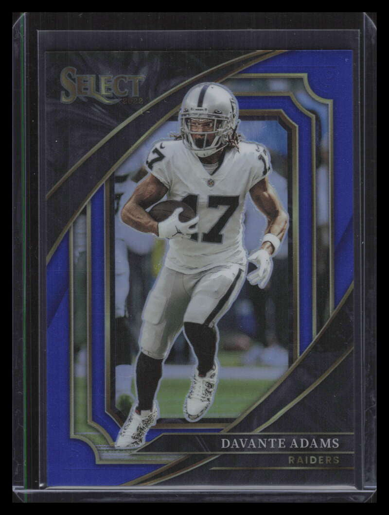 2022 Select Prizm Blue 372 Davante Adams 7/99 Suite Level