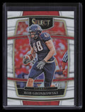 2022 Select Draft Picks Prizms White Refractor 90 Rob Gronkowski 2/35