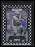 2023 Panini Prizm Prizms Black and White Checker Checkerboard 178 Josh Jacobs