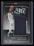 2018-19 Panini Noir Jumbo Material 24 Jaren Jackson Jr. Rookie Jersey 41/99