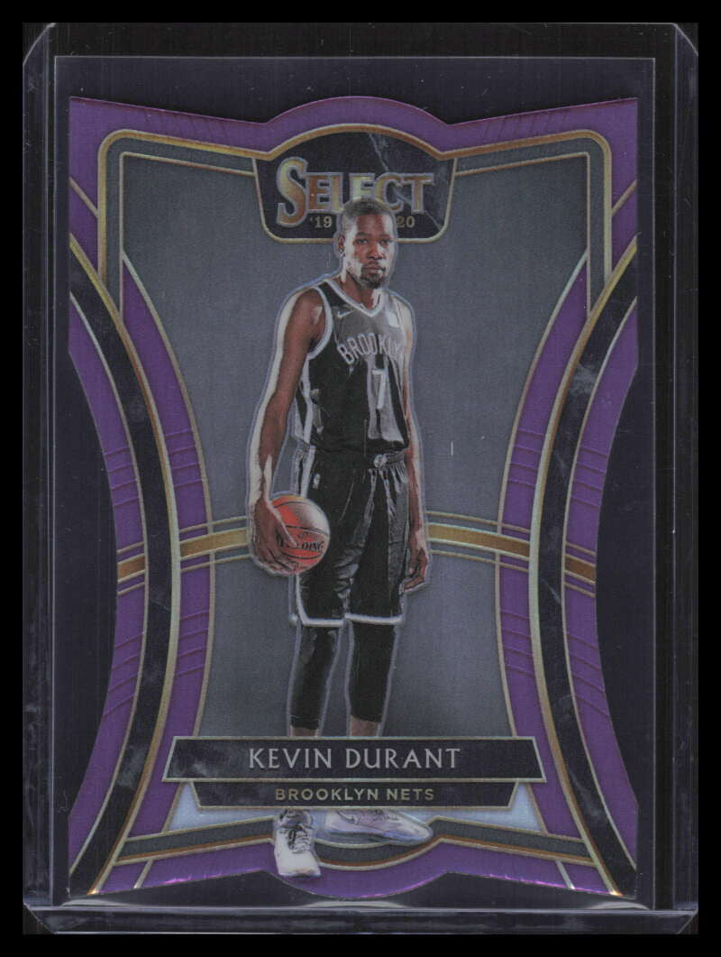 2019-20 Select Prizms Purple Die Cut Refractor 191 Kevin Durant 83/99