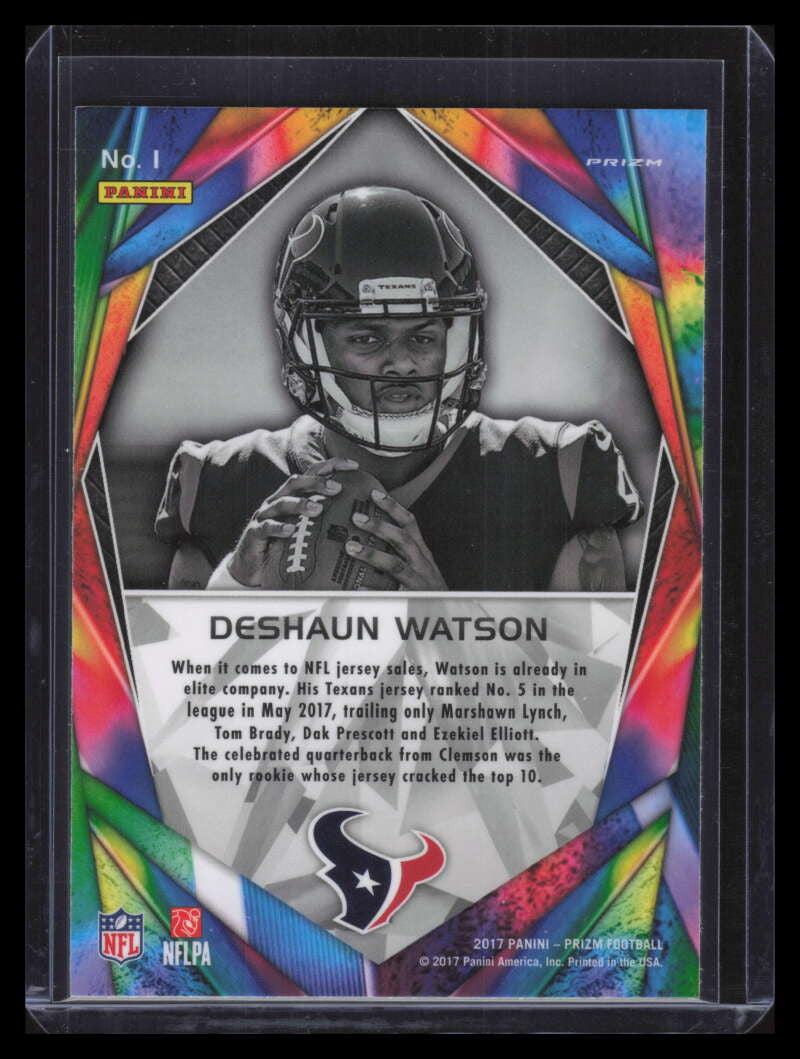 2017 Panini Prizm Illumination Prizms 1 Deshaun Watson Rookie