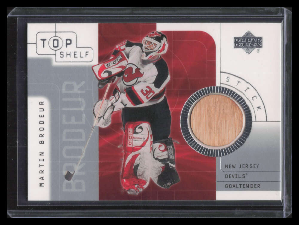 2001-02 UD Top Shelf Sticks SMB Martin Brodeur Stick 134860