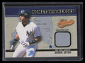 2003 Fleer Authentix Hometown Heroes Memorabilia DJ Derek Jeter Jersey